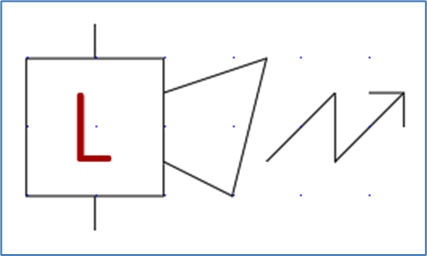 Figure 939: A laser siren drawn from scratch