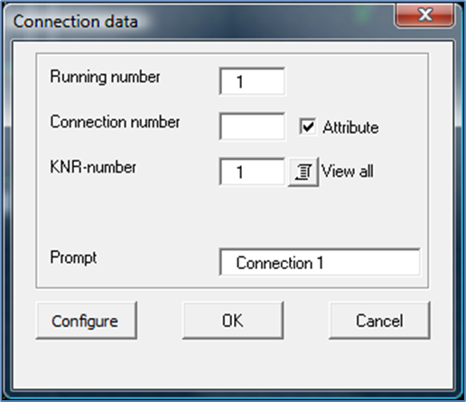 Figure 941: Dialogue box for connection points
