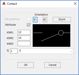 Figure 827: Entering the "Contact" dialogue box by double-clicking an existing contact
