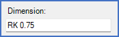Figure 497: The default dimension for wires is specified here. Figure 497: The default dimension for wires is specified here.