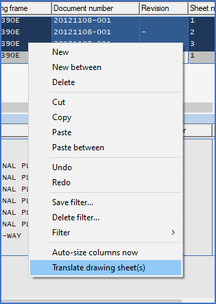 Figure 1407:  The context menu with the translate command at the bottom.