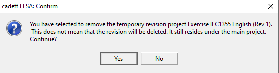 Figure 1467:  This informative confirmation dialogue box is shown before an unpacked revision is physically deleted.
