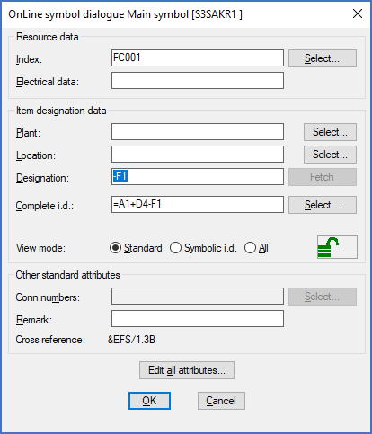 Figure 511:  When double-clicking the right "-F1", this dialogue box is displayed.